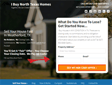 Tablet Screenshot of ibuynorthtexashomes.com